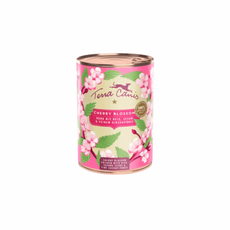 Terra Canis Pollo con arroz, Sésamo y Puré de Cerezas 400g
