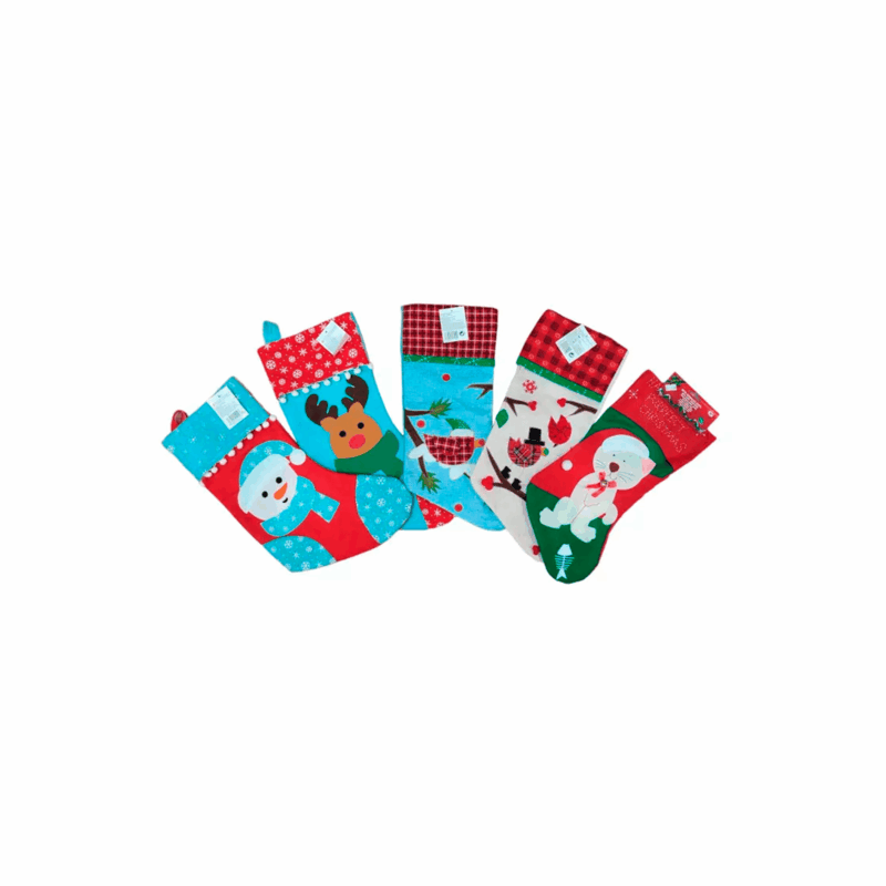 Bota Navideña Surtida para Regalos