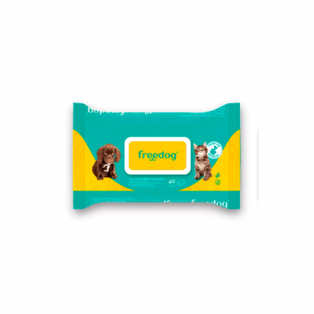 Freedog Toallitas Húmedas Mango Grande 40 Unidades 28 x 1