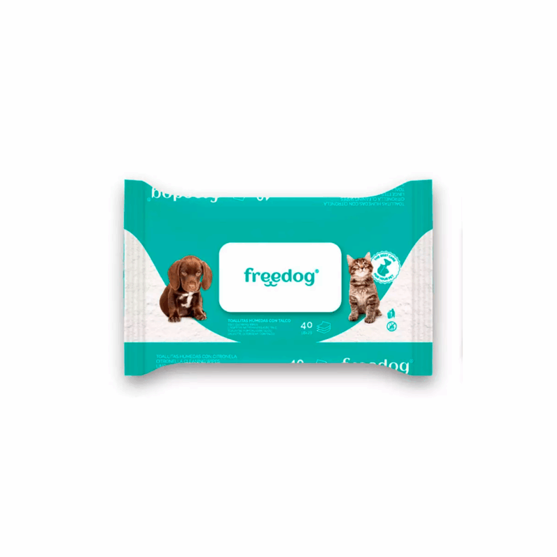 Toallitas freedog húmedas 40Unidades 28x18cm - Imagen 5