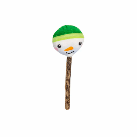 Juguete Navideño Bonhomme Silvervine para Gatos