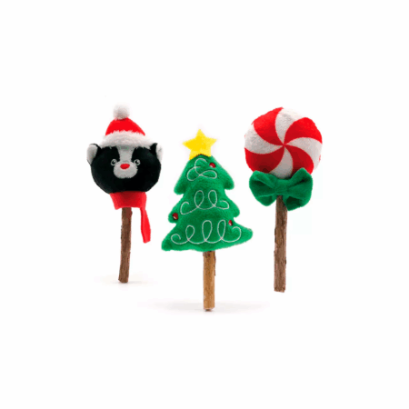 Juguete Navideño Silvervine Oso para Gatos