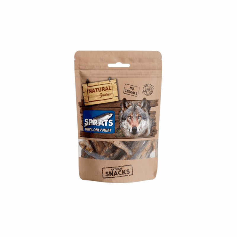 Natural greatness sprats 70Gr bolsa