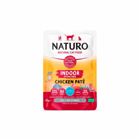 Naturo cat paté esterilizado pollo 85Gr