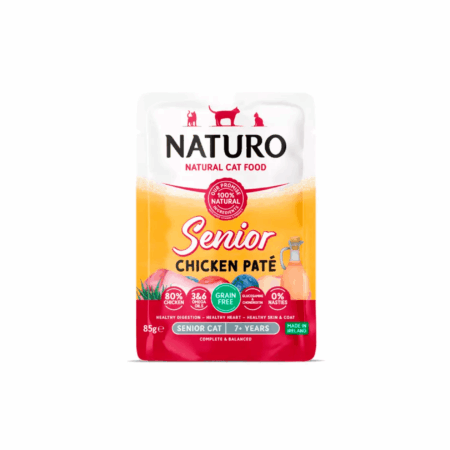 Naturo cat paté senior pollo 85Gr