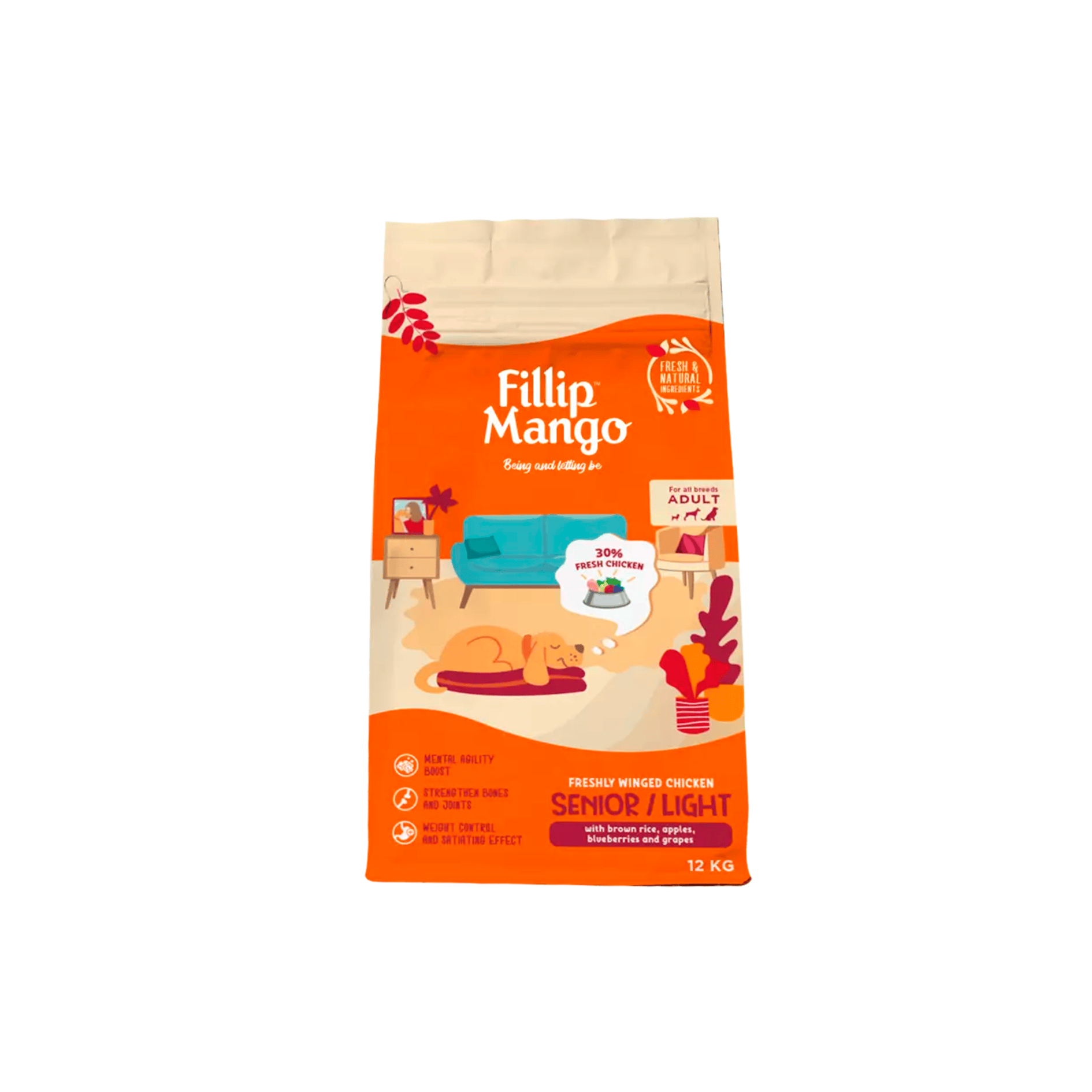 Fillip Mango Adult Senior-Ligth para Perros