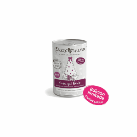 Lata menú guau, que fiesta bio 400Gr