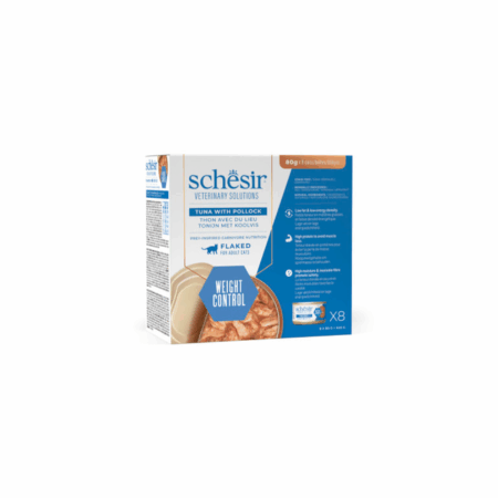 SCHESIR DIETA WEIGHT LOSS ATÚN CON ABADEJO 80 GR