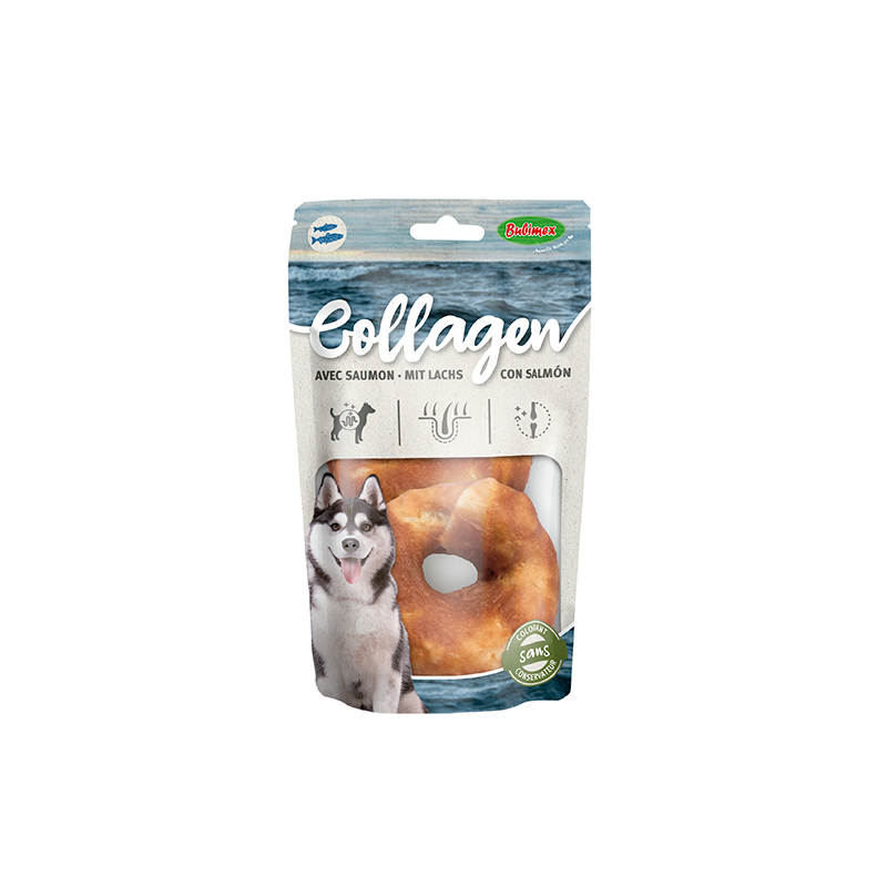 Bolsa Donuts Collagen Salmon 10cm 2ud