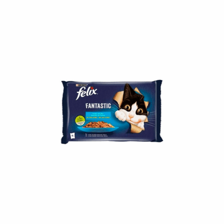 Purina Felix Fantastic Festín Mar Gelatina 4 x 85g