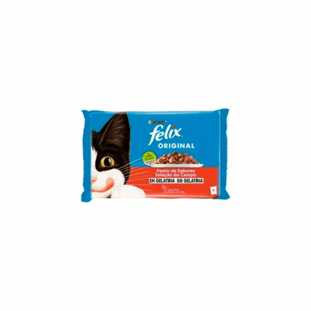Purina Felix Selección de Carnes en Gelatina 4 x 85g