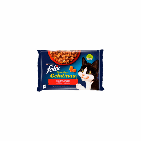 Purina Felix Selección de Sabores Gelatinas 4x85g
