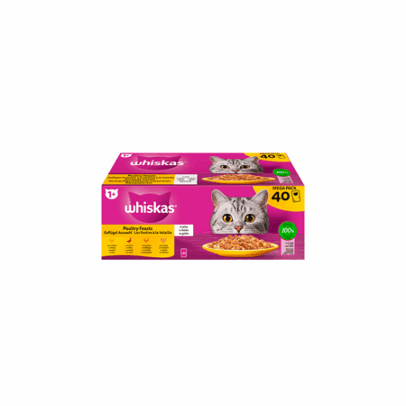 Whiskas Bundle Core Aves Multipack 40x85g