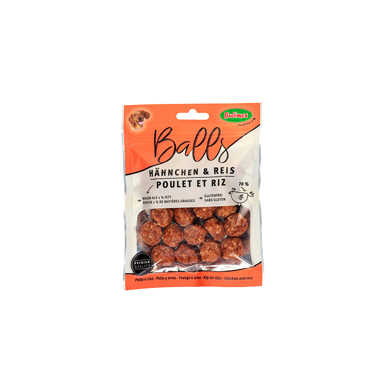 Balls albondigas de pollo con arroz 100g