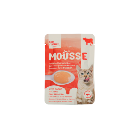 Bubi Nature CAT Mousse Buey 50gr