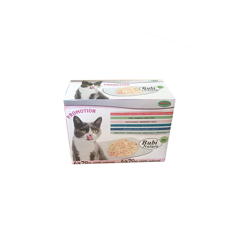 Bubi nature cat multi pack 6 x 70Gr