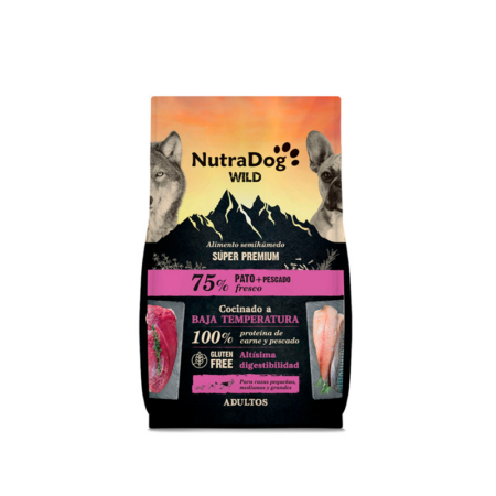NutraDog Wild Premium Pato y Pescado para Perros