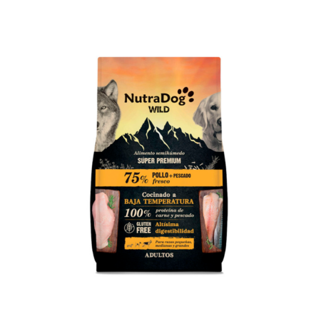 NutraDog Wild Premium Pollo y Pescado para Perros