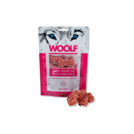 WOOLF Huesitos de Pato y Arroz 100g