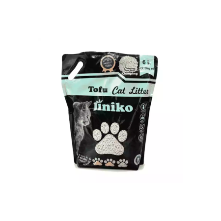 Arena Vegetal de Tofu Aglomerante para Gatos Uniko