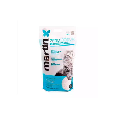 Arena para Gatos Zero Aromatica Mixta Aglomerante 5L