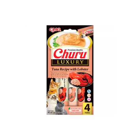Churu Luxury Atún y Langosta para Gatos