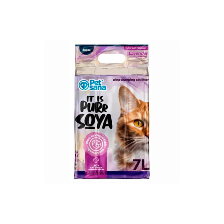 Petsana Fibras de Soja Ultra Aglomerantes Aroma a Lavanda 7L