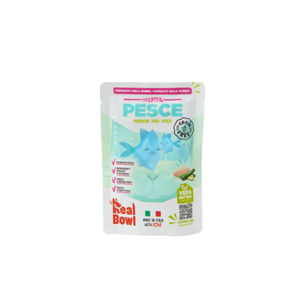 REAL BOWL GATO PESCADO FRESCO 80 GR