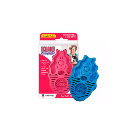 Cepillo Kong Goma Flexible ZoomGroom para Perros