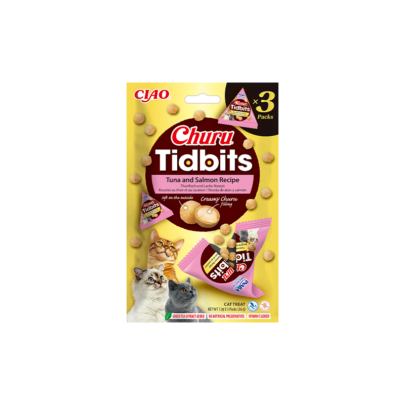 Churu CAT Tidbits Atún y Salmón