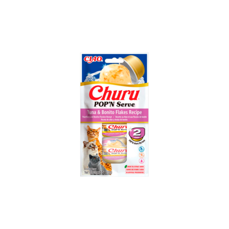 Churu Pop N Serve Atún y Bonito para Gatos 35g