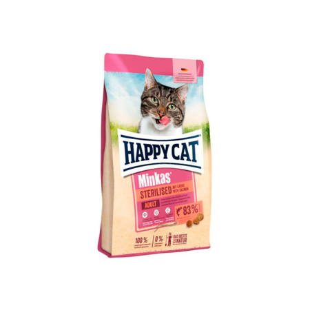 Happy Cat Minkas Sterilised Salmón