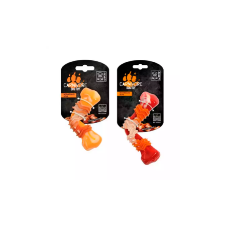Juguete Carnivore Boomerang Bone Bacon para Perros