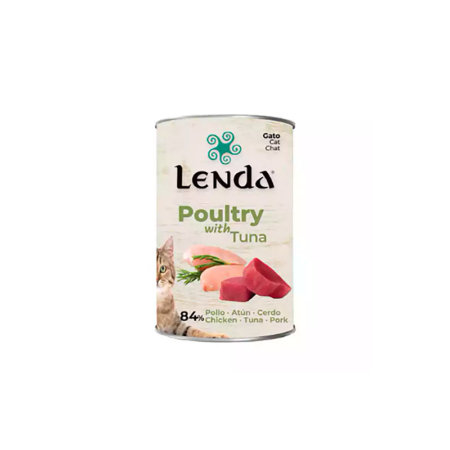 Lenda Aves de Corral y Atún para Gatos 400g