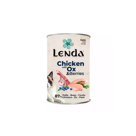 Lenda Pollo con Buey y Arándanos para Gatos 400g