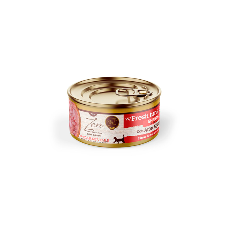 Paté Zen Láminas de Atún y Jamón en Salsa para Gatos