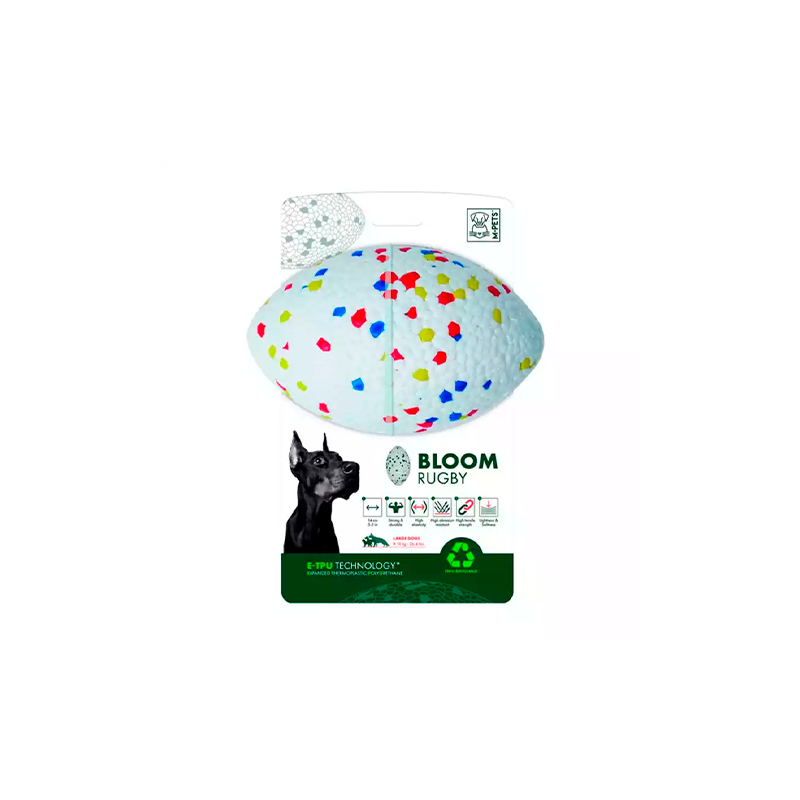 Pelota Bloom Rugby para Perros
