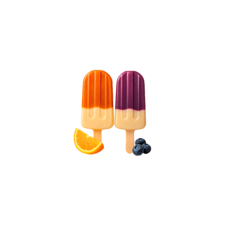 Polos de Helado Naranja-Arándano 45g