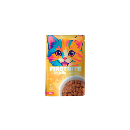 Sobre Firstbite Conejo en Gelatina para Gatos 85g