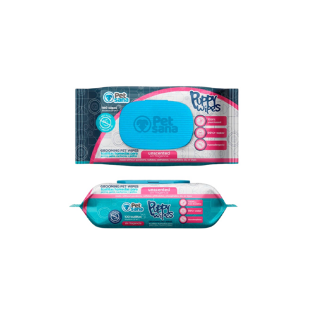 Toallitas Hipoalergénicas PetSana Puppy Wipes 100u