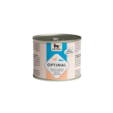 William´s optimal pollo y arenque para gato 200Gr