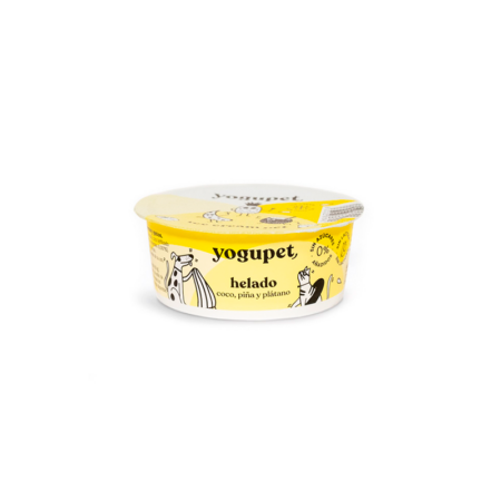 Yogupet Helado coco piña y platano