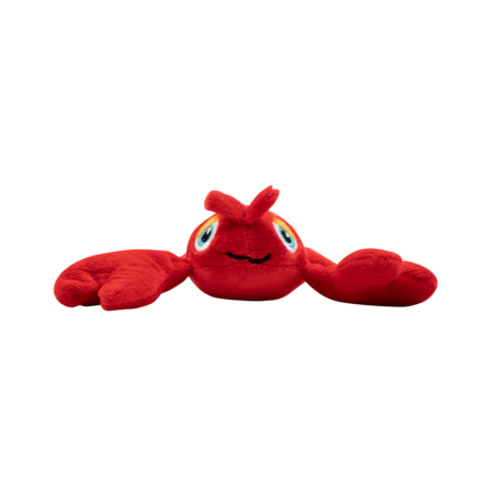 Cangrejo de peluche con sonajero 16cm