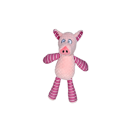 Cerdo de peluche con sonajero 38cm