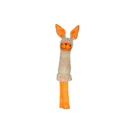 Conejo de felpa con sonajero 52cm