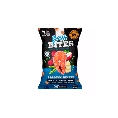 Fresh Natural Grain Free Snack para Perros 70g salmon