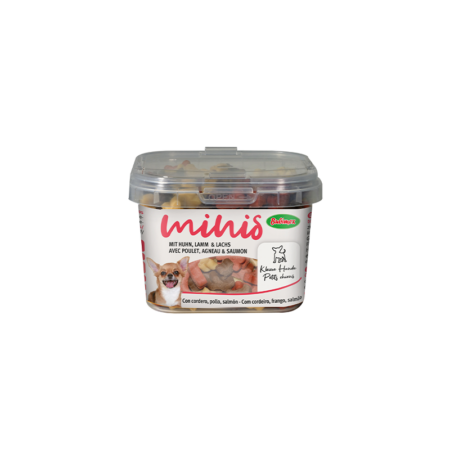 MINI huesitos cordero, pollo y salmon 140g