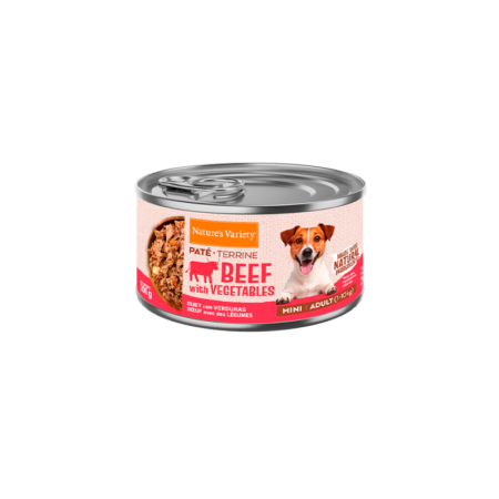 Nature's Variety Paté Buey con Verduras para Perros Mini