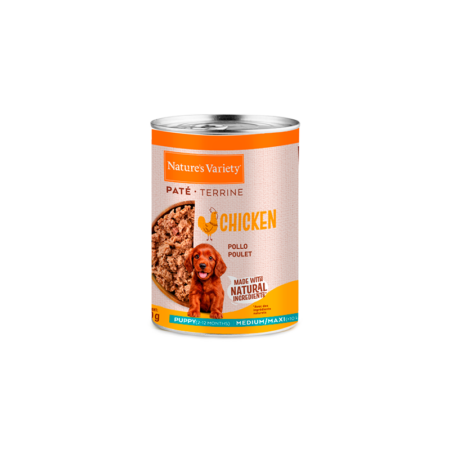 Nature's Variety Paté Pollo para Cachorros Medium-Maxi