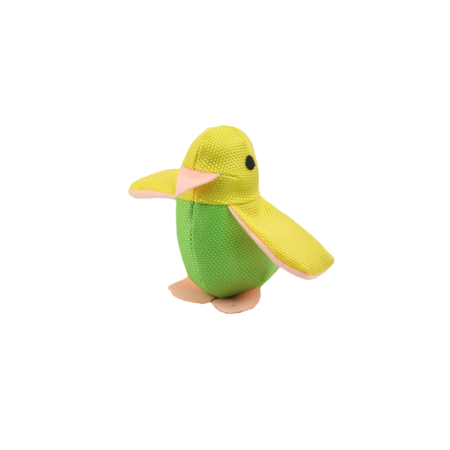 Pájaro en lienzo y peluche fluorescente con Catnip